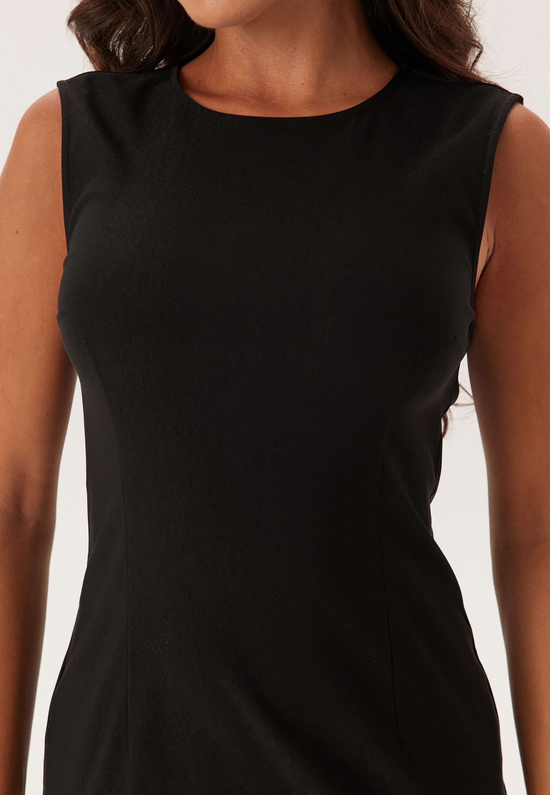 Bubbleroom Column Stretchy Dress Black Black Bubbleroom Column Stretchy Dress Black Black