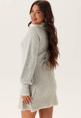 Contrast Edge Knitted Dress