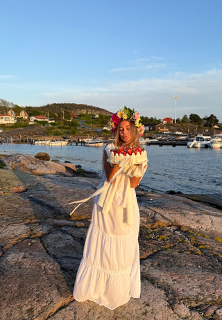 Cotton Lace Maxi Skirt