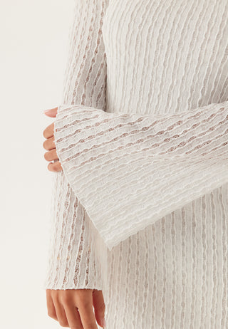 Deep Back Short Structured Dress