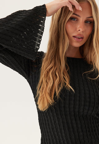 Deep Back Short Structured Dress