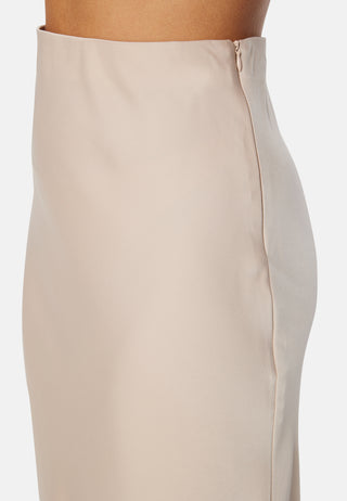 Midi Satin Skirt