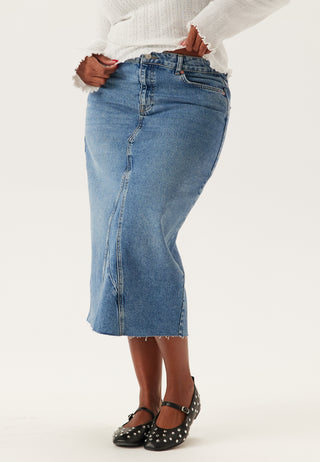 Denim Midi Skirt