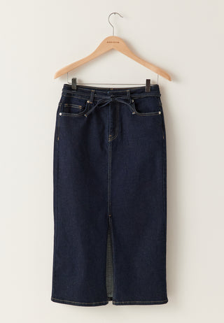 Denim Midi Skirt