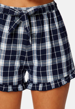 Dina flannel pyjama shorts