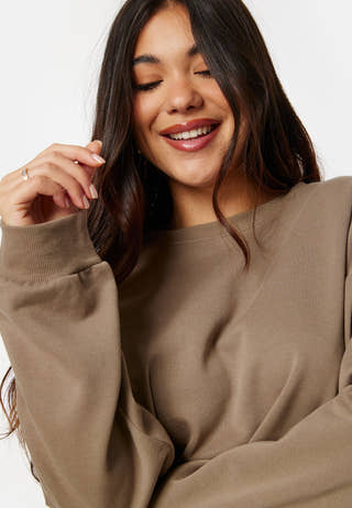 Relaxed Cropped Sweater