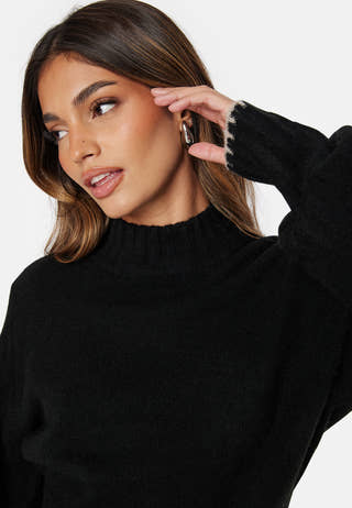 Volume Sleeve Knitted Sweater