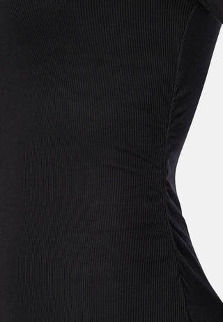 Soft L/S Ruched Dress