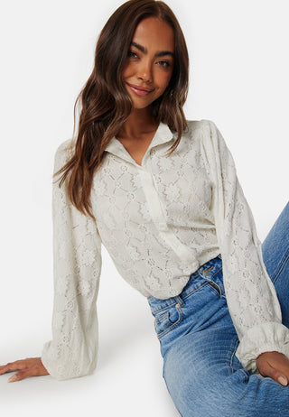 Long Sleeve Button Blouse