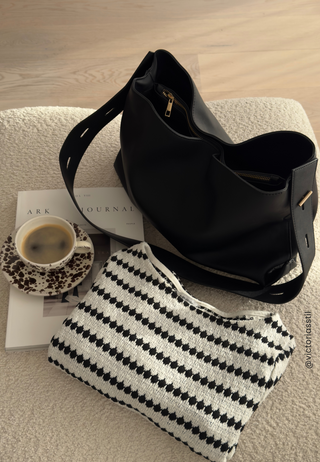 Faux Leather Tote Bag