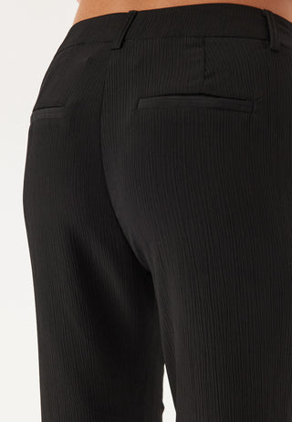 Flared Structured Suit Trousers