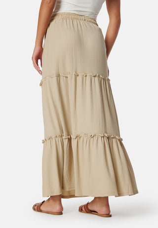 Flounce Maxi Skirt