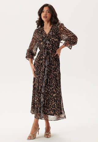 Flounce Midi Dress