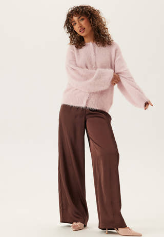 Fluffy Knitted Pearl Cardigan