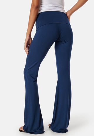 Fold Over Flared Trousers