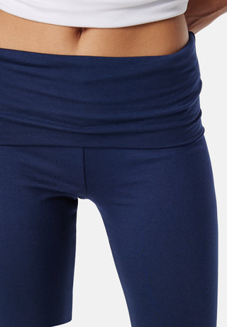 Fold Over Flared Trousers