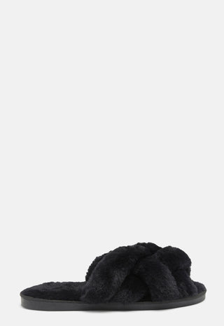 Franny Braided Fluffy Slipper