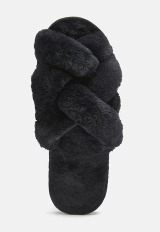 Franny Braided Fluffy Slipper