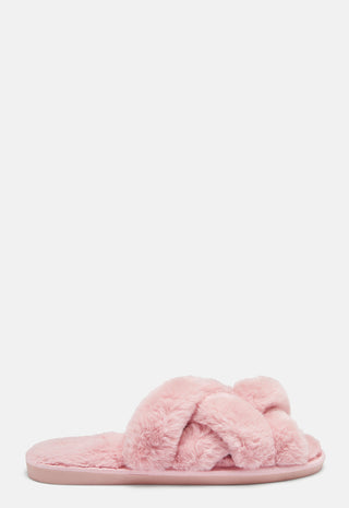 Franny Braided Fluffy Slipper