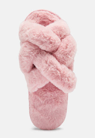 Franny Braided Fluffy Slipper