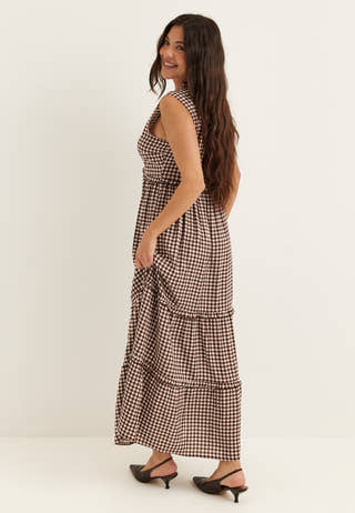 Frill Maxi Dress