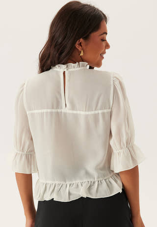 Frill Short Sleeve Blouse