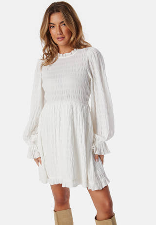 Frill Structured Dress