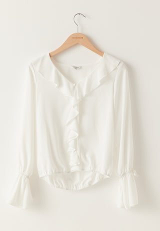 Frill Tie Blouse