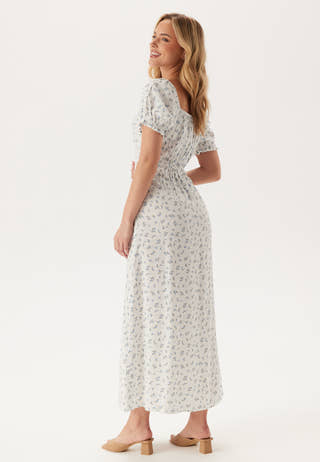 Front Tie Long Viscose Dress