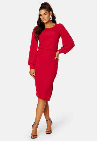 Gry Balloon Sleeve Dress