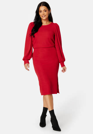 Gry Balloon Sleeve Dress