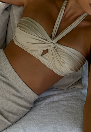 Halterneck Bikini Set