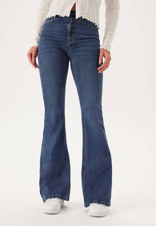 High Flare Superstretch Jeans
