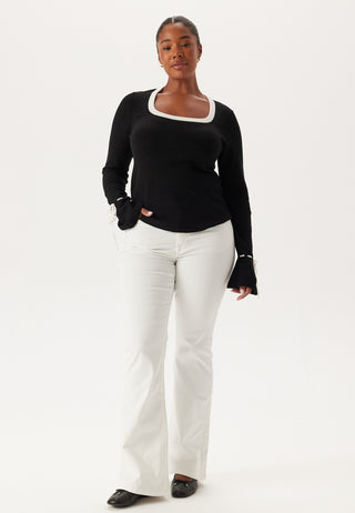 High Flare Superstretch Jeans