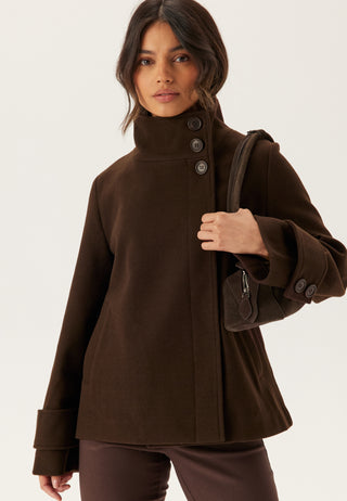 High Neck Short Coat