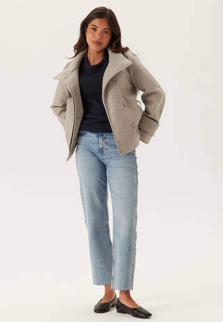 High Neck Short Coat