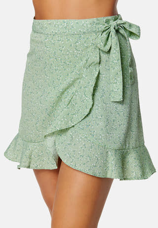 Ida mini wrap skirt