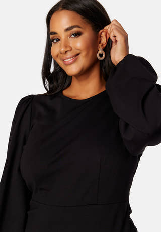 Balloon Sleeve Short Dress