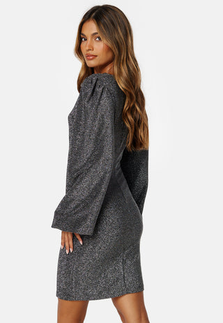 Puff Sleeve Sparkling Dress