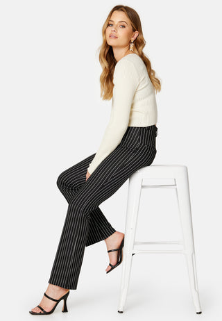 Soft flared suit trousers