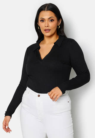 Idris collar top