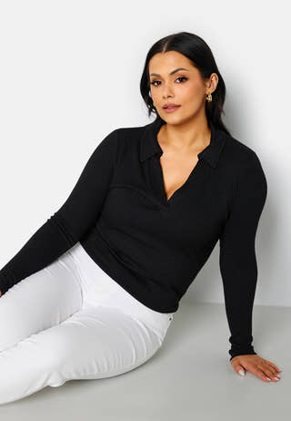 Idris collar top