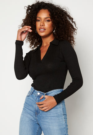 Idris collar top