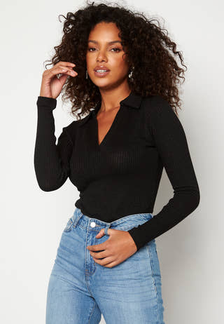 Idris collar top