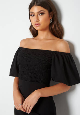Jenni off shoulder puff sleeve dress