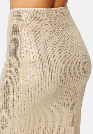 Kira sparkling midi skirt