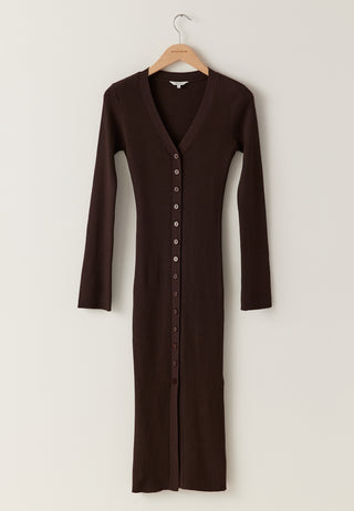 Knitted Cardigan Dress