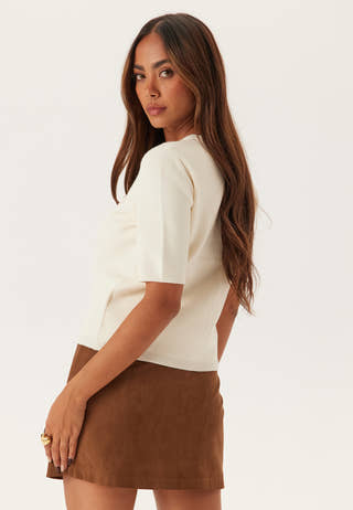 Knitted Gold Button Cardigan