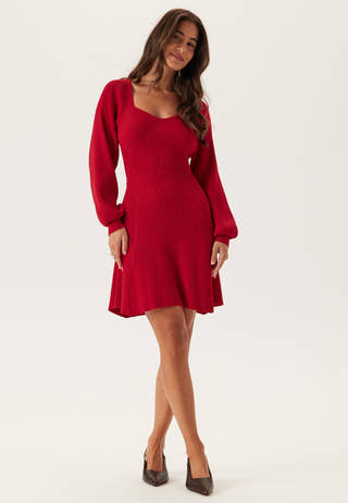 Knitted Short Skater Dress