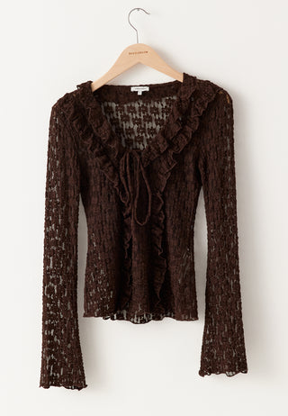 Lace Frill Top